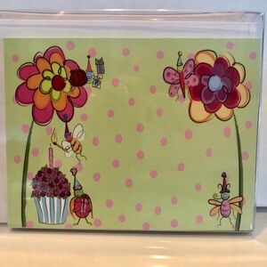 10 Blank Notecards/Envelopes by Mud Pie. Ladybugs